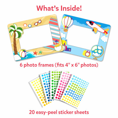 Dot it! - Photo Frames | No Mess Sticker Art (ages 3-7)