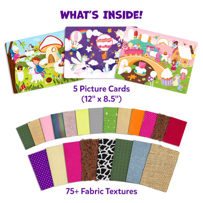 Fab Tabs: Unicorns & Princesses | Tactile & Sensory Fabric Art (ages 4+)