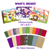 Fab Tabs: Unicorns & Princesses | Tactile & Sensory Fabric Art (ages 4+)