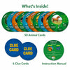 Guess in 10: Picture Clues Animal Planet | Trivia card game (ages 6+)