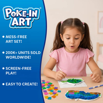 Poke-in Art: Underwater Animals | No Mess Art for Kids (ages 4-9)