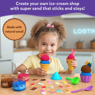 Ice Cream & Restaurant Pretend Play Set (ages 3-8)