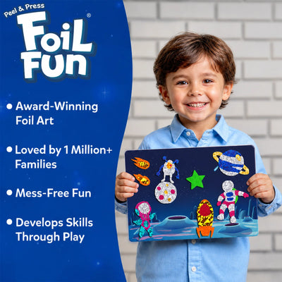 Foil Fun: Up in space | No Mess Art Kit (ages 4-9)
