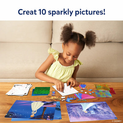 Children’s art activity kit for creating sparkly Disney Frozen pictures