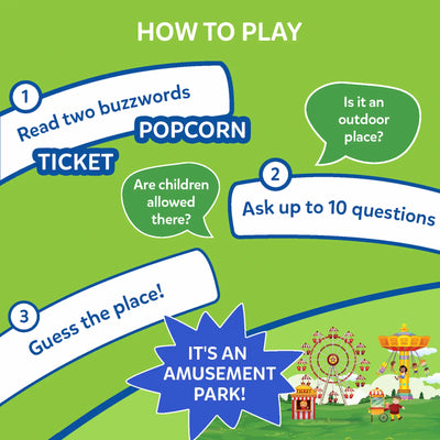 Guess in 10: All Around The Town | Trivia Card Game (ages 6+)