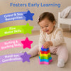 Starry Stacker | Silicone Stacking Toy (Ages 6 months - 3 years)