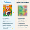 Comparison of Foil Fun Dinosaur Art Kits with foil sheets stickers and easy setup