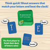Did You Know board game with category and letter cards, die, and timer for ages 6+