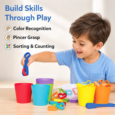 Silicone Rainbow Sorting | Sorting, Counting & Sequencing Toy (ages 3-6)