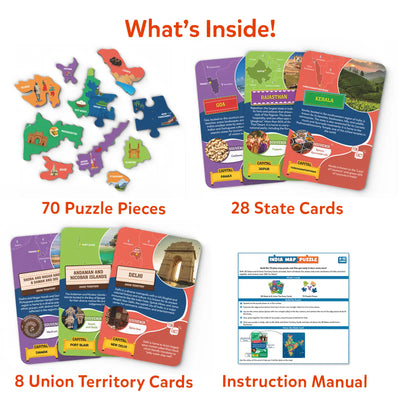 India Map Puzzle | Floor Puzzle & Game (ages 6-12)