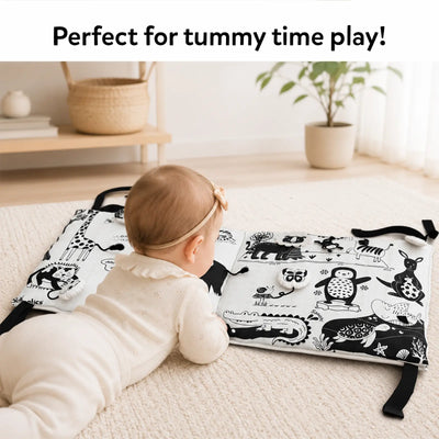 High Contrast Sensory Cloth Mat (0-18 months)