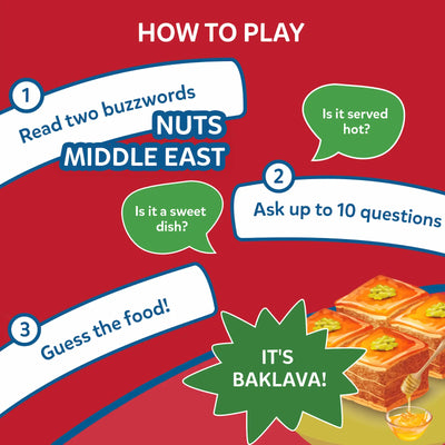 Guess in 10: Foods Around The World | Trivia Card Game (ages 8+)