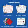 Foil Fun: Groovy Beats | No Mess Magnetic Art Kit (ages 7-13)