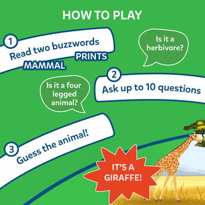 Guess in 10: Animal Kingdom | Trivia Card Game (ages 6+)