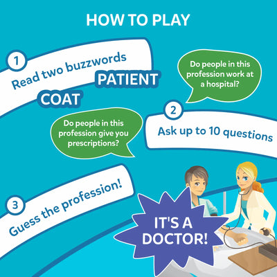 Guess in 10: Inspiring Professions | Trivia Card Game (ages 6+)