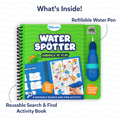 Water Spotter: Animals At Play | Reusable Search & Find Book (ages 4-8)