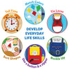 Educational toy demonstrating life skills in My Quiet Book Sensory Activity Book for ages 1+