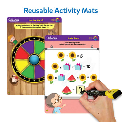 Brain Games | Reusable Activity Mats (ages 6+)