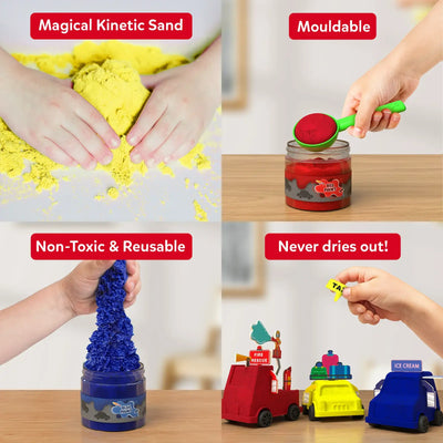 Sandeezy Treats & Trucks Bundle (ages 3-7)