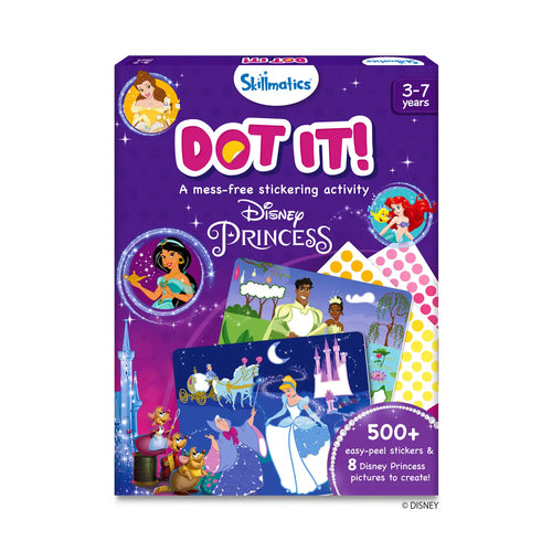Disney Princess Dot It sticker activity kit for ages 3-7 with no mess sticker art
