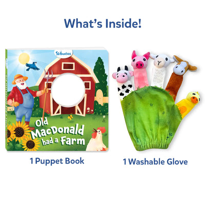 Puppet Book: Old MacDonald Had a Farm | Interactive Finger Puppets (Ages 6-24 months)