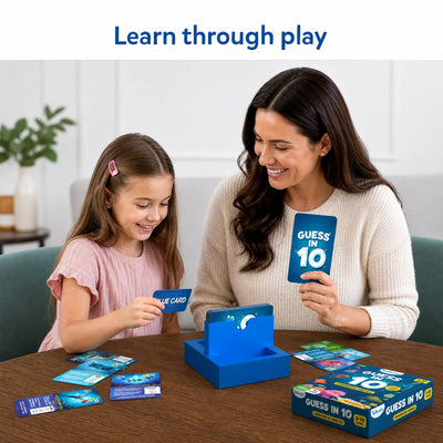 Guess in 10: Underwater Animals | Trivia Card Game (ages 8+)