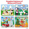 Disney-themed wooden jigsaw puzzles featuring Mickey and Friends for ages 3 to 7