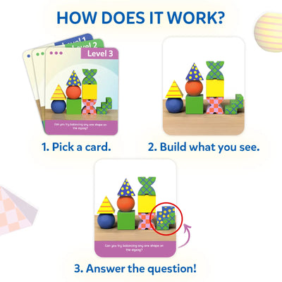 Brain Blocks | 3D Early STEM Building Blocks for Kids | Gifts for Ages 4-7