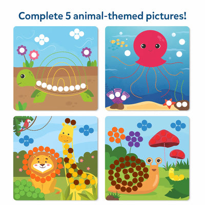 Dot It with Magnets - Animal Planet | Repeatable Magnetic Art Activity (ages 3-7)