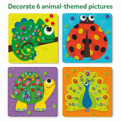Fun with Foam: Amazing Animals | 3D Sticker Activity (ages 3-7)