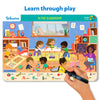 Interactive In the Classroom themed search and find reusable activity mat for ages 3-6