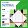 Instructions for folding an origami puzzle from Craftopedia Coolest Creatures Origami Puzzle Book