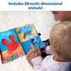 Colorful soft fabric ocean animal book with 3D elements for babies ages 6 months+
