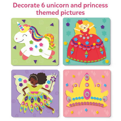Fun with Foam: Unicorn & Princesses | 3D Sticker Activity (ages 3-7)