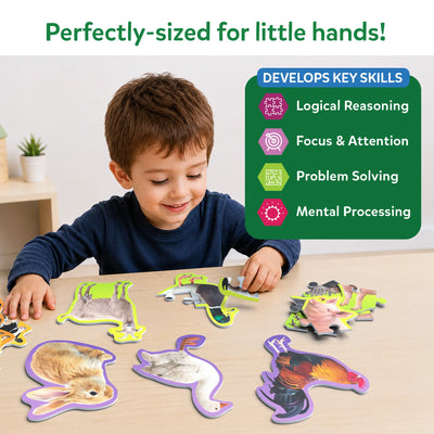Step By Step Puzzle: Farm Animals (ages 3+)