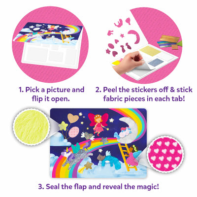 Fab Tabs: Unicorns & Princesses | Tactile & Sensory Fabric Art (ages 4+)