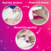 Kids creating colorful foil art with the Foil Fun Disney Princess DIY kit
