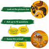Guess in 10: Picture Clues Animal Planet | Trivia card game (ages 6+)