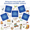 My Storybook Art Kit All My Adventures with story prompts and over 300 stickers for kids