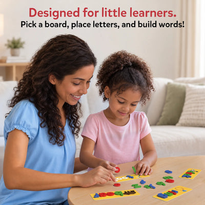Educational matching and sorting toy for children from Ready To Spell Learning Activities