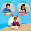 Reusable learning mat featuring Write Wipe Repeat steps with Disney’s Lilo & Stitch