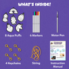 Aqua Puffs: Princesses & Unicorns | 3D Art Kit | Gifts for Girls Ages 4-10