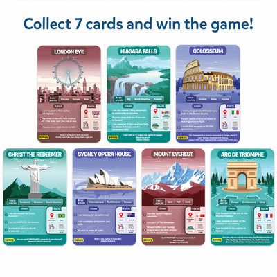 Guess in 10: Legendary Landmarks | Trivia Card Game (ages 8+)