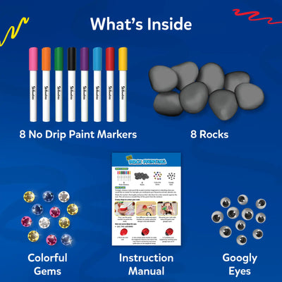 Rock Painting Kit | No Mess Art & Craft Activity (ages 4-12)