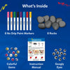Rock Painting Kit | No Mess Art & Craft Activity (ages 4-12)