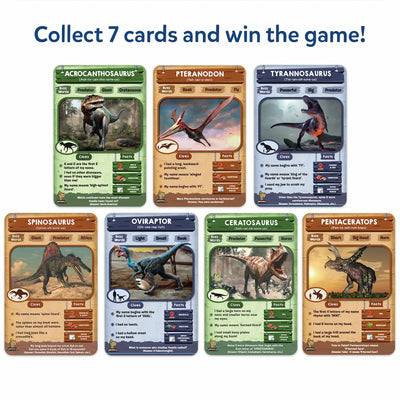 Guess in 10: Deadly Dinosaurs | Trivia card game (ages 8+)