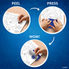 Craft kit for creating sparkly Frozen images with stickers and foil sheets for kids