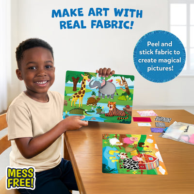 Fab Tabs: Amazing Animals | Tactile & Sensory Fabric Art (ages 4+)