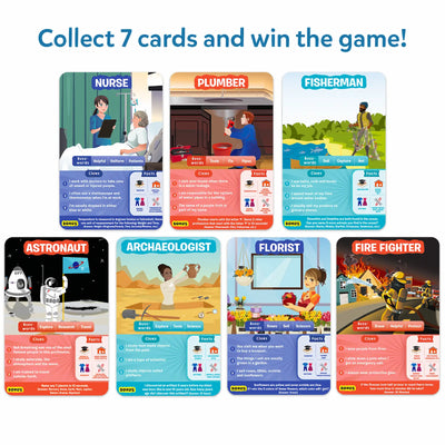 Guess in 10: Inspiring Professions | Trivia Card Game (ages 6+)