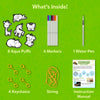 Aqua Puffs: Animal Friends | 3D Art Kit | Gifts for Ages 4-10